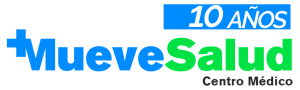 Logo Mueve Salud 10 años horizontal